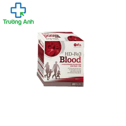 HD-Fe3 Blood - Bổ sung sắt và acid folic hỗ trợ quá trình tạo máu