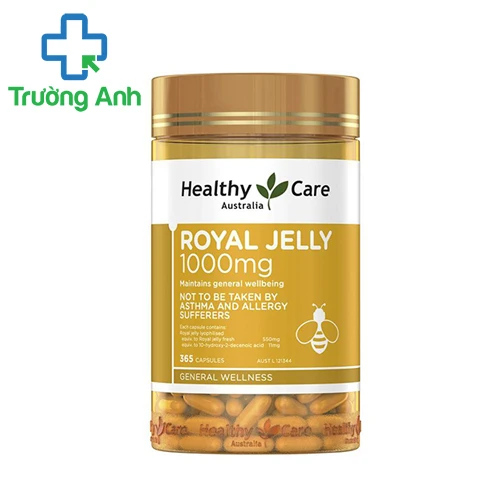 Thực phẩm bảo vệ sức khỏe Healthy Care Royal Jelly 1000mg 365 capsules