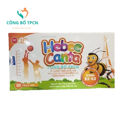 Hebee Canta - Giúp bổ sung canxi và vitamin D cho cơ thể
