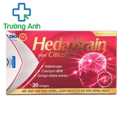 Heda Brain - Giúp tăng cường lưu thông mạch máu não hiệu quả