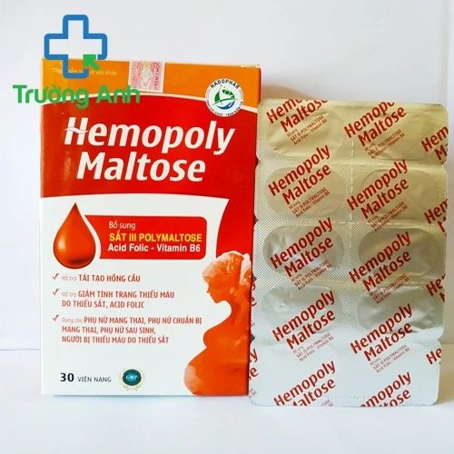 Hemopoly Maltose - Giúp bổ sung sắt, acid folic cho cơ thể hiệu quả
