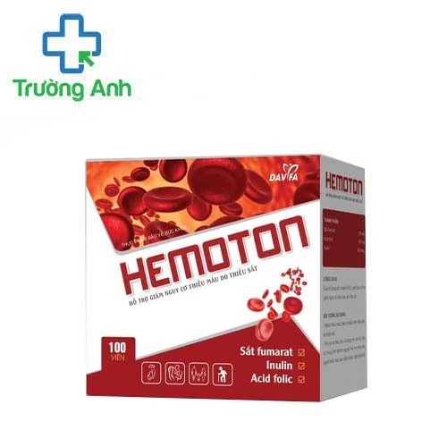 Hemoton - Bổ sung sắt cho cơ thể, hỗ trợ quá trình tạo máu