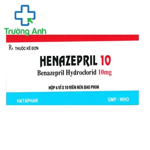 Henazepril 10 - Thuốc điều trị tăng huyết áp hiệu quả của Hataphar