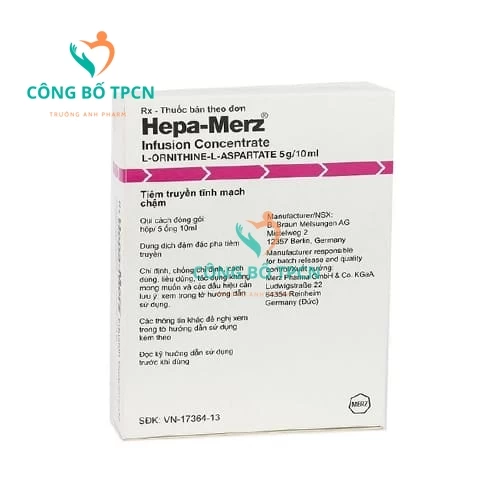 Hepa - Merz 5g/10ml B.Braun - Thuốc điều trị bệnh lý về gan hiệu quả