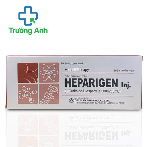 Heparigen Inj 500mg/5ml  Dai Han Pharm - Thuốc điều trị bệnh gan hiệu quả