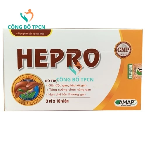 Hepro - Giúp bảo vệ, tăng cường chức năng gan, giải độc gan hiệu quả