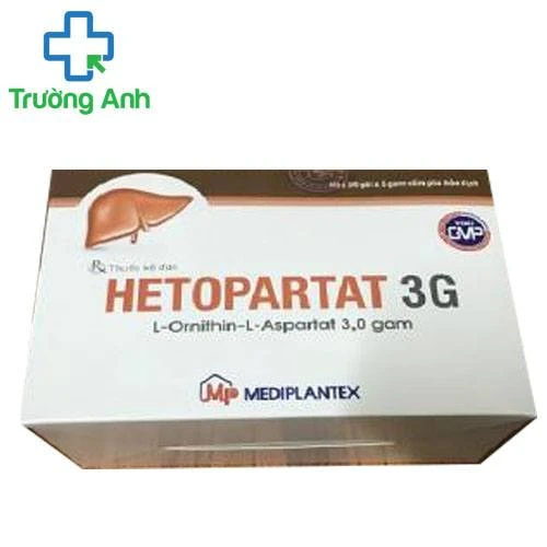 Hetopartat 3G - Hỗ trợ điều trị bệnh gan cấp tính hoặc mạn tính