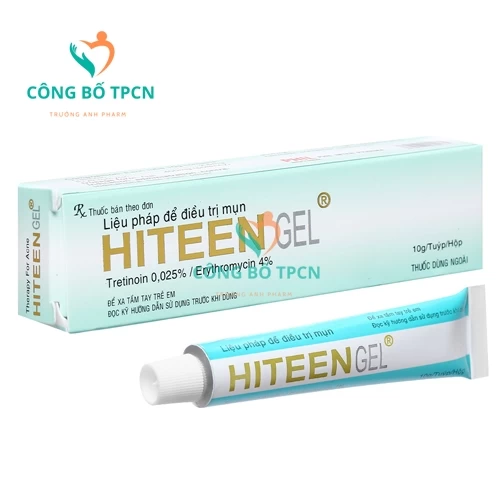 Hiteen gel 20g - Thuốc điều trị mụn trứng cá hiệu quả