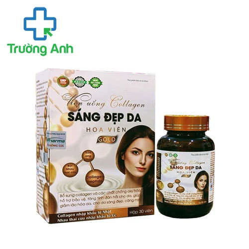 Viên Uống Colagen Sáng Đẹp Da Hoa Viên Gold - Giúp làm đẹp da