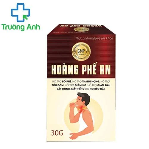 Hoàng Phế An- Hỗ trợ tiêu đờm, hỗ trợ giảm ho