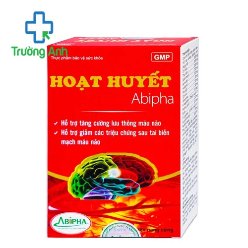 HOẠT HUYẾT ABIPHA - Hỗ trợ giảm thiểu năng tuần hoàn não