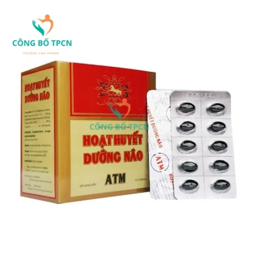 Hoạt huyết dưỡng não ATM HD Pharma - Điều trị suy giảm trí nhớ