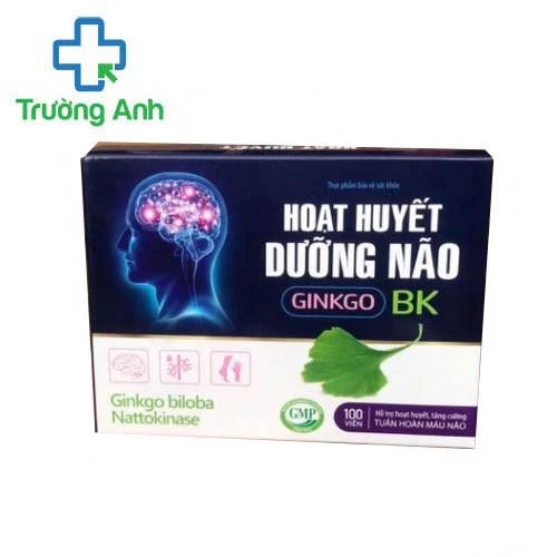 Hoạt huyết dưỡng não Ginko BK - Giúp phòng tránh nguy cơ đột quỵ