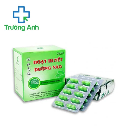 Hoạt huyết dưỡng não Khang Minh - Phòng và điều trị thiểu năng tuần hoàn não 