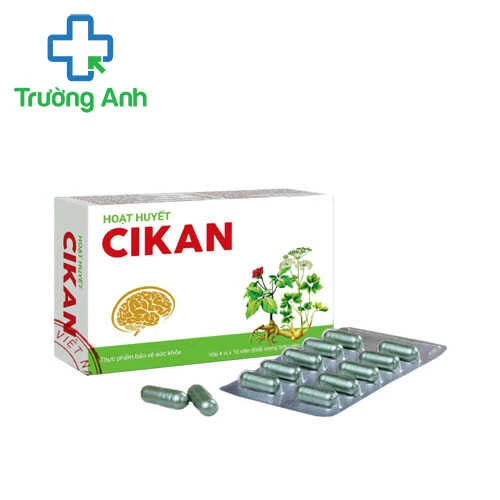 Hoạt Huyết Cikan - Giúp bổ huyết và tăng cường trí nhớ