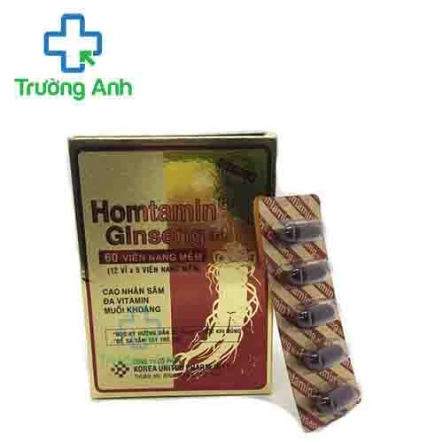 Homtamin Ginseng - Bổ sung vitamin và khoáng chất hiệu quả