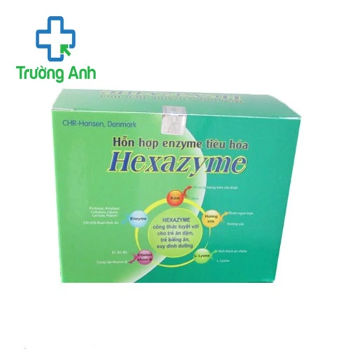 Hỗn hợp enzyme tiêu hóa Hexazyme Gold - Bổ sung các enzyme , acid amin