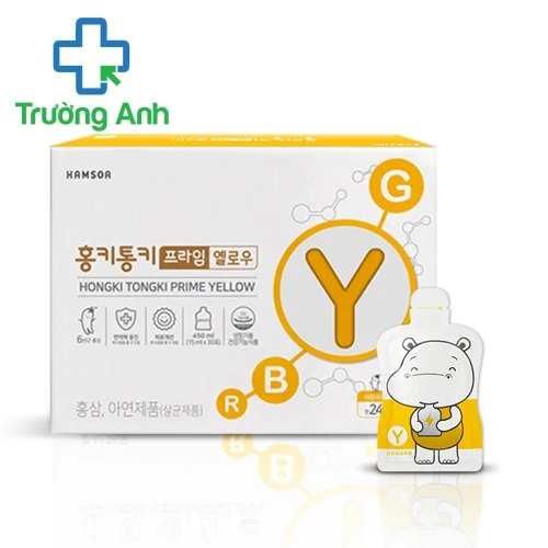 Hongki Tongki Prime Yellow - Hồng sâm cho bé 2 – 4 tuổi