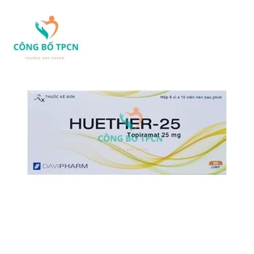 Huether-25 Davipharm - Thuốc điều trị động kinh hiệu quả