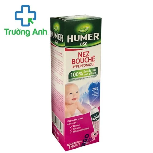 Dung dịch vệ sinh mũi Humer 050 Nourrisson - Enfant dùng cho trẻ em và trẻ swo sinh