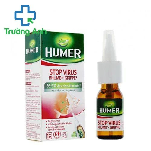Dung dịch xịt mũi Humer Stop Virus - Diệt virus phòng ngừa cảm cúm