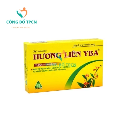 Hương liên YBA (viên nang) - Thuốc điều trị bệnh đường ruột