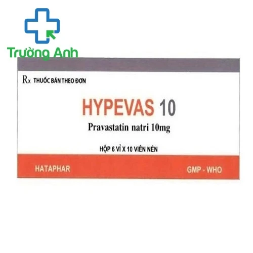 Hypevas 10 - Thuốc điều trị tăng Cholesterol máu hiệu quả