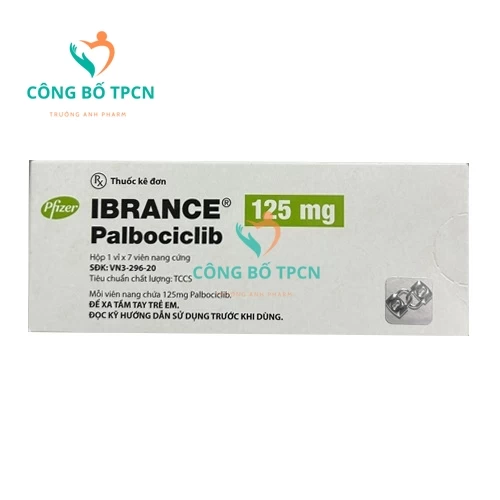 Ibrance 125mg - Thuốc điều trị bệnh ung thư vú hiệu quả của Mỹ