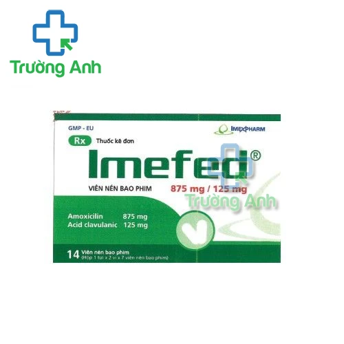 Imefed 875mg/125mg Imexpharm - Thuốc điều trị nhiễm khuẩn