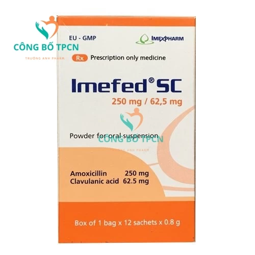 Imefed SC 250mg/62,5mg - Thuốc điều trị nhiễm khuẩn hiệu quả