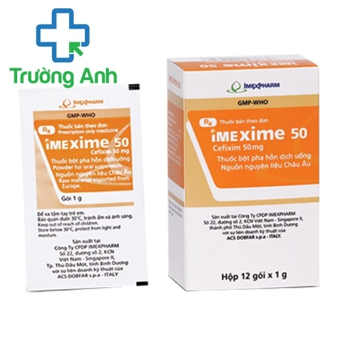 Imexime 50 - Thuốc điều trị nhiễm khuẩn của Imexpharm