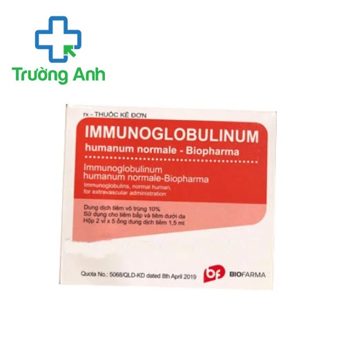 Dung dịch tiêm Immunoglobulinum humanum normale - Biopharma
