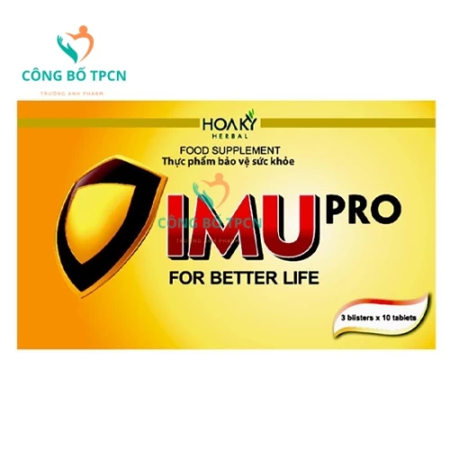 Imu pro - Giúp tăng cường sức khỏe, bảo vệ cwo thể hiệu quả