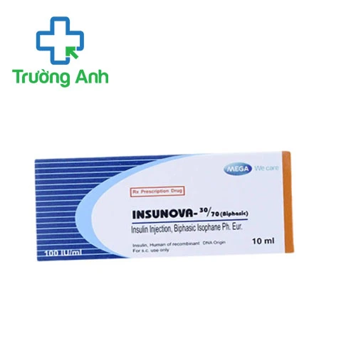 Insunova-30/70 (Biphasic) - Thuốc điều trị đái tháo đường của Ấn Độ