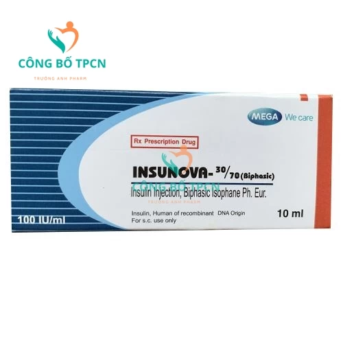 Insunova-30/70 (Biphasic) - Thuốc điều trị đái tháo đường của Ấn Độ