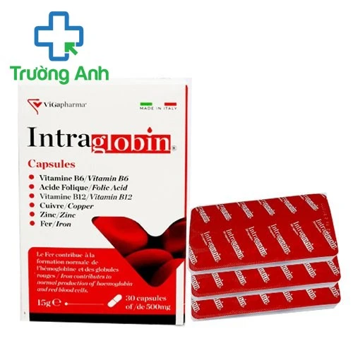 Intraglobin Plus (viên) - Bổ sung vitamin và DHA, giảm nguy cơ thiếu máu