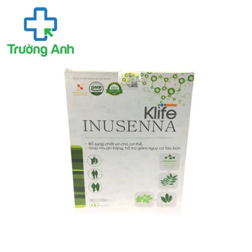 Klife Inusenna - Bổ sung chất xơ và các chất giúp nhuận tràng