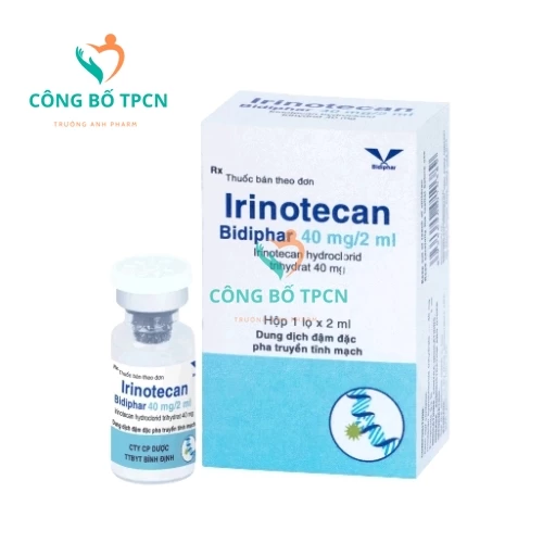 Irinotecan Bidiphar 40mg/2ml - Thuốc điều trị ung thư ruột hiệu quả