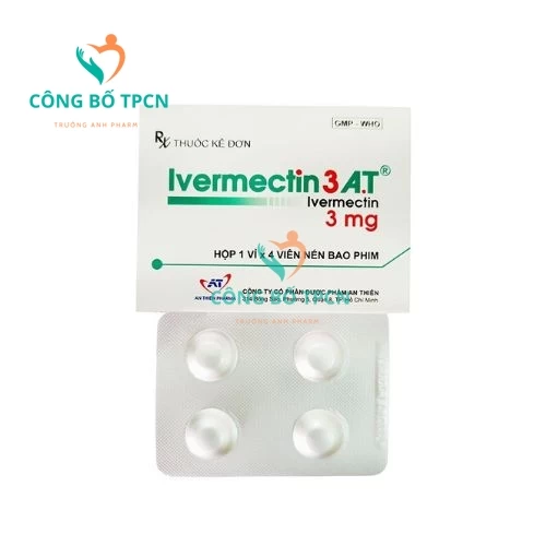 Ivermectin 3 A.T - Thuốc điều trị giun sán hiệu quả 