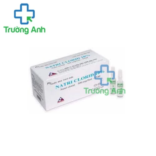 Natri clorid 10% 500mg/5ml Vinphaco - Thuốc cung cấp điện giải