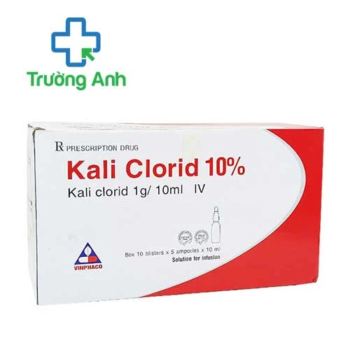 Kali Clorid 10% 1g/10ml Vinphaco - Thuốc điều trị hạ kali huyết hiệu quả