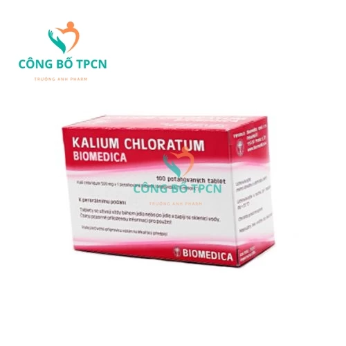Kalium chloratum biomedica - Thuốc phòng và điều trị thiếu Kali hiệu quả