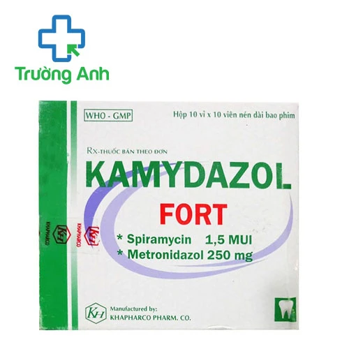 Kamydazol fort Khapharco - Thuốc điều trị nhiễm trùng răng miệng hiệu quả
