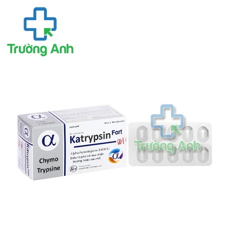 Katrypsin Fort 8.400IU Khapharco - Thuốc điều trị phù nề