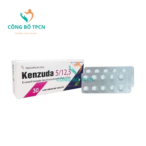 Kenzuda 5/12,5 Tipharco - Thuốc điều trị tăng huyết áp hiệu quả