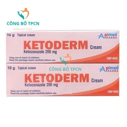 Ketoderm - Thuốc điều trị nhiễm nấm hiệu quả của Apimed (10 hộp)