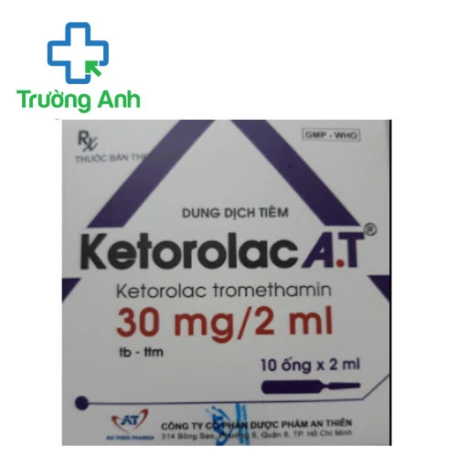 Ketorolac A.T - Thuốc điều trị ngăn ngày cơn đau hiệu quả 