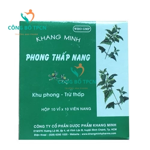 Khang Minh phong thấp nang - Giúp điều trị bệnh đau thấp khớp hiệu quả