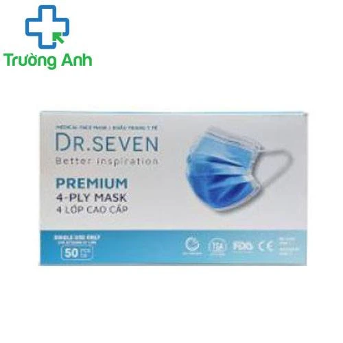 Khẩu trang y tế 4 lớp cao cấp Dr. Seven - Giúp ngăn khói bụi, vi khuẩn hiệu quả