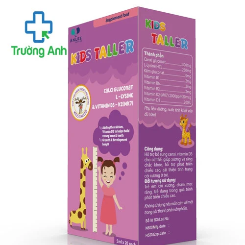 Kids Taller - Giúp xương và răng chắc khoẻ hiệu quả